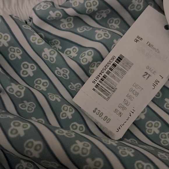 Edgehill Collection x Sun House Children's Talmadge Stripe Swim Trunks - Picture 9 of 9